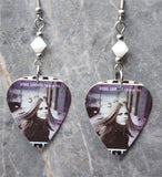 Avril Lavigne I'm With You Guitar Pick Earrings with White Swarovski Crystals