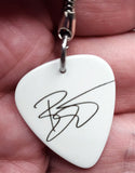 David Bowie Scary Monsters Guitar Pick Keychain
