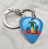 Elf the Movie Snow Globe Guitar Pick Key Chain