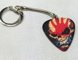 Five Finger Death Punch Knucklehead Guitar Pick Keychain