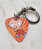 Family Guy Stewie Griffin Guitar Pick Keychain