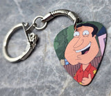Family Guy Glenn Quagmire Guitar Pick Keychain