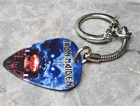 Iron Maiden Brave New World Guitar Pick Keychain