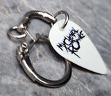 My Chemical Romance White Guitar Pick Keychain