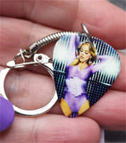 Madonna Guitar Pick Keychain