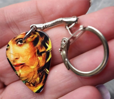 Madonna Guitar Pick Keychain