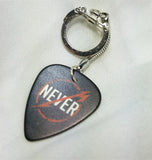 Metallica Through The Never Guitar Pick Keychain