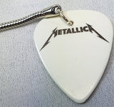 Metallica Group Picture Guitar Pick Keychain
