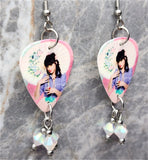 Katy Perry Guitar Pick Earrings with ABx2 Swarovski Crystals