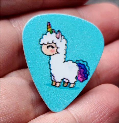 Llamacorn Guitar Pick Pin or Tie Tack