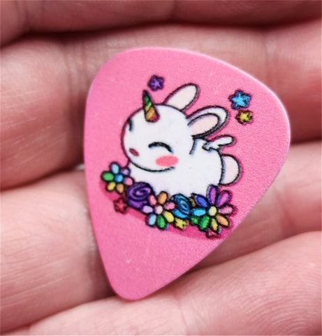 Bunnicorn Guitar Pick Pin or Tie Tack