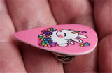 Bunnicorn Guitar Pick Pin or Tie Tack