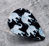 Many Elephants Guitar Pick Pin or Tie Tack