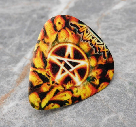 Anthrax Worship Music Guitar Pick Lapel Pin or Tie Tack