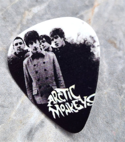 Arctic Monkeys Group Picture Guitar Pick Lapel Pin or Tie Tack