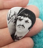 The Beatles Ringo Starr Guitar Pick Lapel Pin or Tie Tack