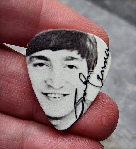 The Beatles John Lennon Guitar Pick Lapel Pin or Tie Tack