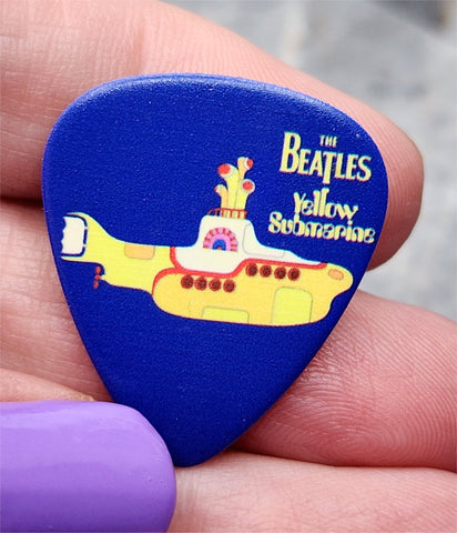 Beatles Yellow Submarine Guitar Pick Lapel Pin or Tie Tack