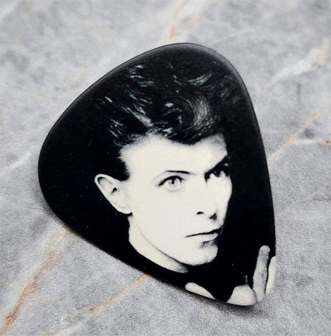 David Bowie Heroes Guitar Pick Lapel Pin or Tie Tack
