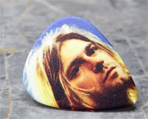 Nirvana Kurt Cobain Guitar Pick Lapel Pin or Tie Tack