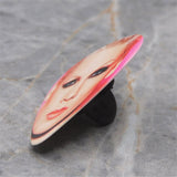 Pink Guitar Pick Lapel Pin or Tie Tack