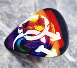 Two Male Symbols Pride Guitar Pick Pin or Tie Tack