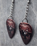 Maroon 5 Pure Imagination Dangling Guitar Pick Earrings