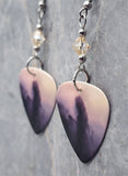 Taylor Swift Guitar Pick Earrings with Golden Shadow Swarovski Crystals