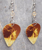 Taylor Swift Guitar Pick Earrings with Silk Swarovski Crystals