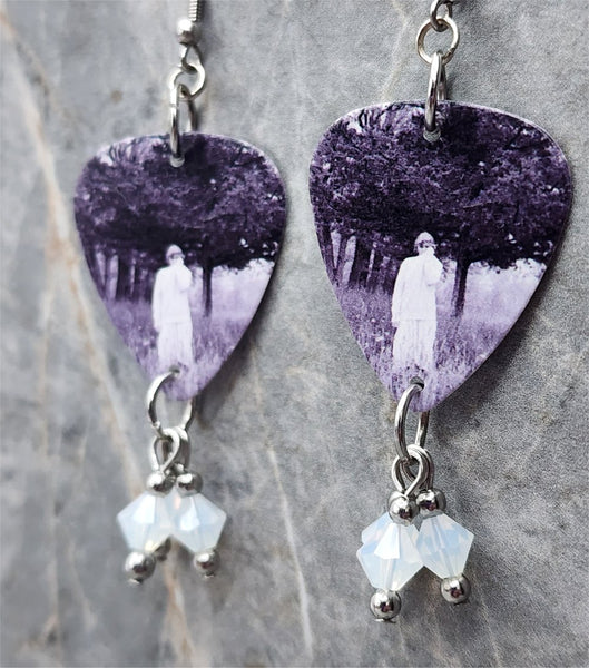 Taylor Swift Folklore Guitar Pick Earrings with Opal Swarovski Crystal SimplyRaevyn