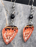 W.A.S.P. The Neon God Part 2 The Demise Guitar Pick Earrings with Black Swarovski Crystals