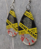 Crime Scene Forensics Acrylic Earrings - Fun
