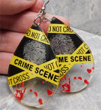 Crime Scene Forensics Acrylic Earrings - Fun