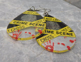 Crime Scene Forensics Acrylic Earrings - Fun