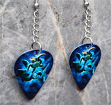 Sea Turtles Dangling Guitar Pick Earrings