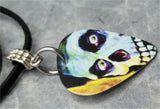 Misfits American Psycho Guitar Pick Necklace on Black Suede Cord