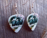 Green Day Group Picture Guitar Pick Earrings