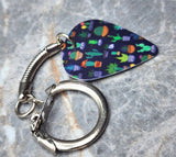A Variety of Cactus Guitar Pick Keychain
