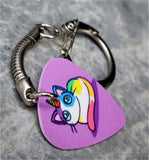 Caticorn Guitar Pick Key Chain