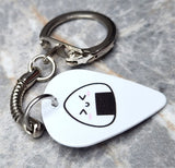Onigiri Guitar Pick Keychain