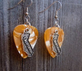 CLEARANCE State of California Charm Guitar Pick Earrings - Pick Your Color