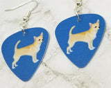 Chihuahua Guitar Pick Earrings