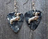CLEARANCE Dachshund Charm Guitar Pick Earrings - Pick Your Color