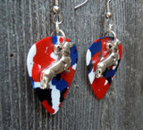 CLEARANCE Dachshund Charm Guitar Pick Earrings - Pick Your Color