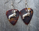 CLEARANCE Dachshund Charm Guitar Pick Earrings - Pick Your Color