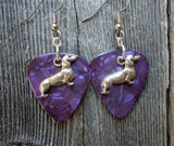 CLEARANCE Dachshund Charm Guitar Pick Earrings - Pick Your Color