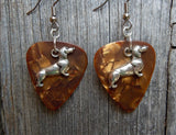 CLEARANCE Dachshund Charm Guitar Pick Earrings - Pick Your Color