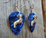 CLEARANCE Dachshund Charm Guitar Pick Earrings - Pick Your Color