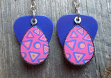 CLEARANCE Easter Egg Charm Guitar Pick Earrings - Pick Your Color
