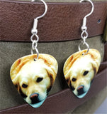 Golden Retriever Guitar Pick Earrings